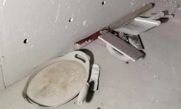 İnşaatta mala, sopa ve bıçaklı kavga