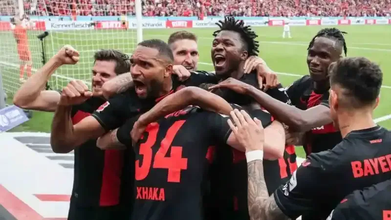 Bundesliga’da Bayer Leverkusen tarihinde ilk kez şampiyon