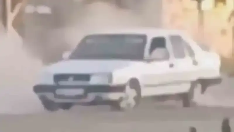 Drift atan sürücüye 38 bin TL ceza