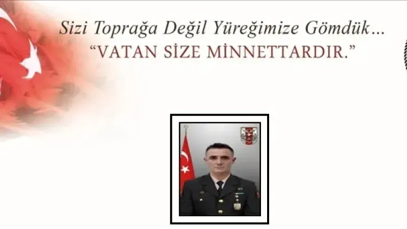 Pençe-Kilit bölgesinde Piyade Uzman Çavuş Sait Toktaş şehit oldu