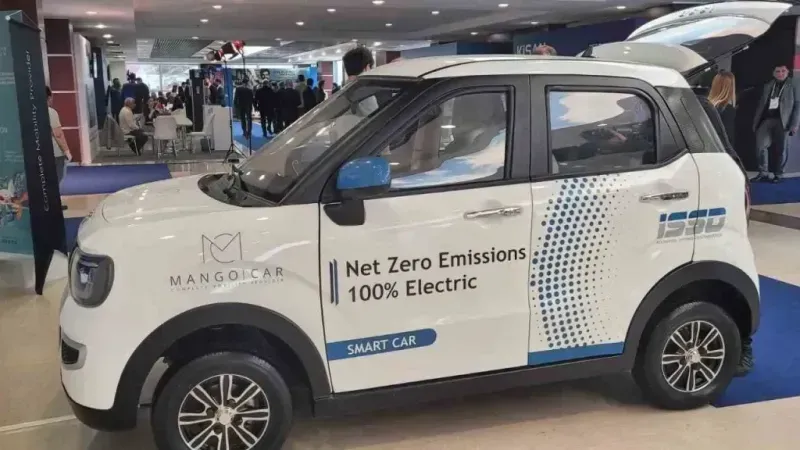 Yüzde yüz yerli ve elektrikli mini araç “Mango Car” Ankara’da tanıtıldı