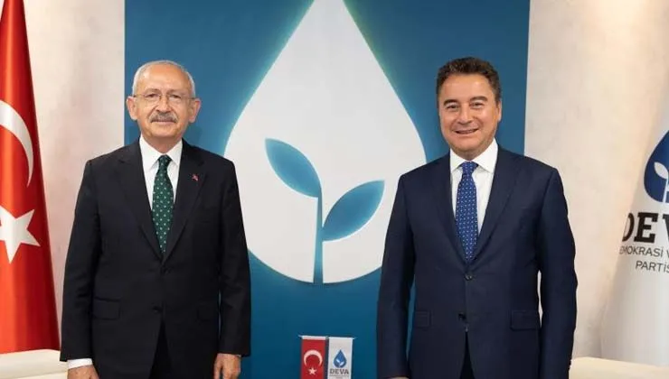 CHP lideri Kılıçdaroğlu DEVA Partisi Genel Başkanı Babacan ile görüştü