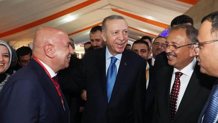 Cumhurbaşkanı Erdoğan ile Başkan Altınok arasında gülümseten diyalog