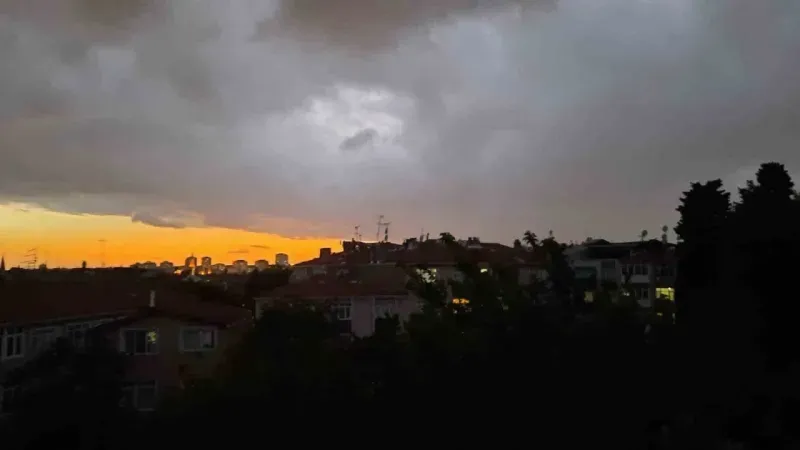 Fatih’te gün batımı kartpostallık görüntüler oluşturdu