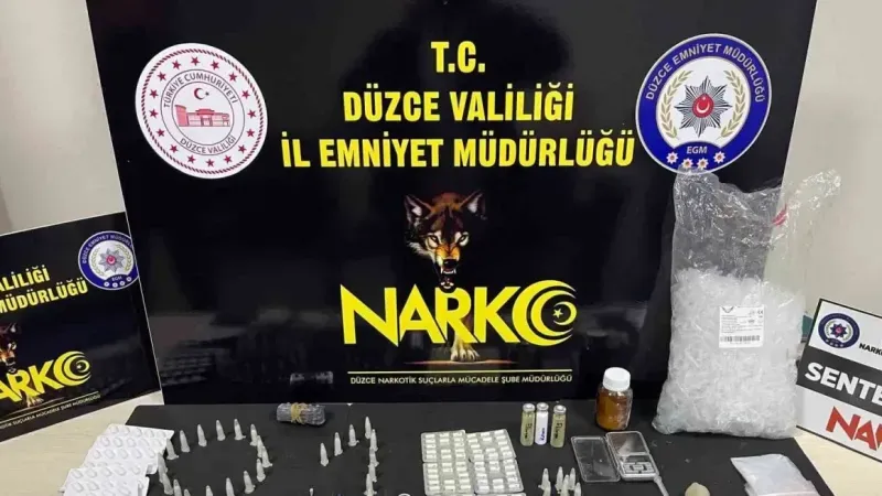 Düzce’de uyuşturucu operasyonu: 1 gözaltı