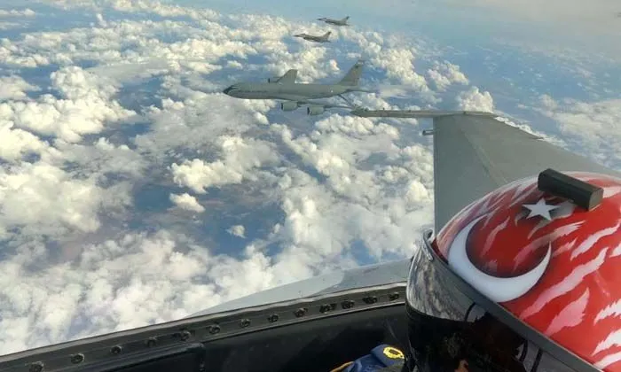 NATO’nun Avrupa semalarındaki nükleer caydırıcılık tatbikatında Türk pilotlu kare