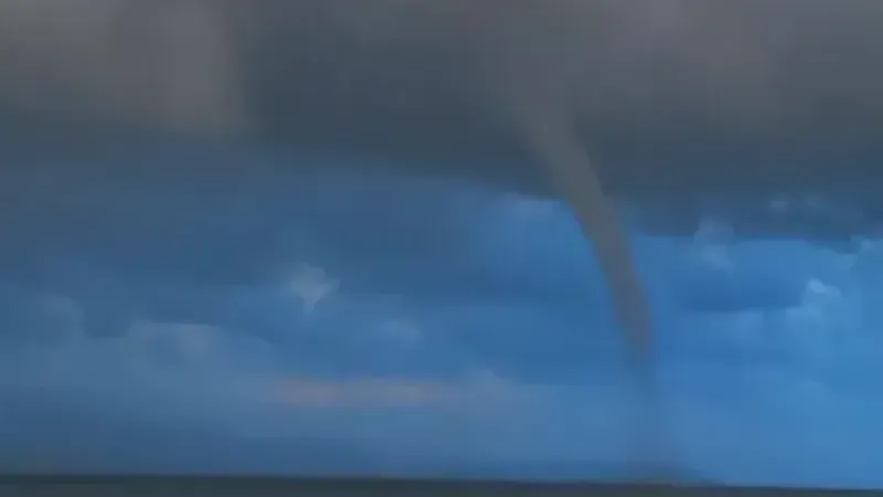 İskenderun körfezinde hortum