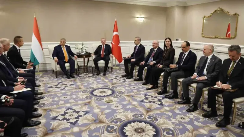 Cumhurbaşkanı Erdoğan, Macaristan Başbakanı Viktor Orban’ı kabul etti