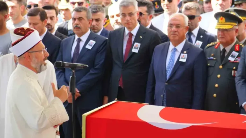 Şehit Piyade Uzman Çavuş Muhammed Emin Önk son yolculuğuna uğurlandı