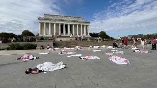 ABD’de Filistin'e destek eylemi