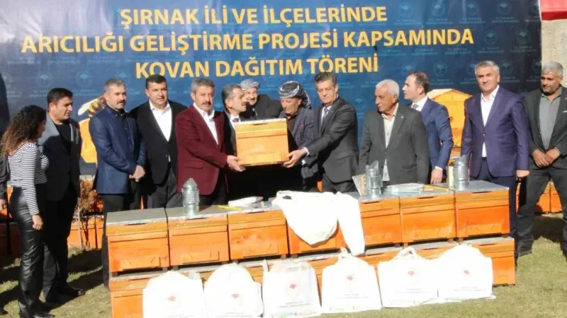 Şırnak’ta yılda 710 ton bal üretilecek