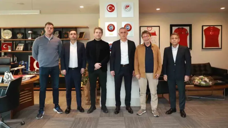 Göztepe Kulübü’nden, TFF Başkanı Hacıosmanoğlu’na ziyaret