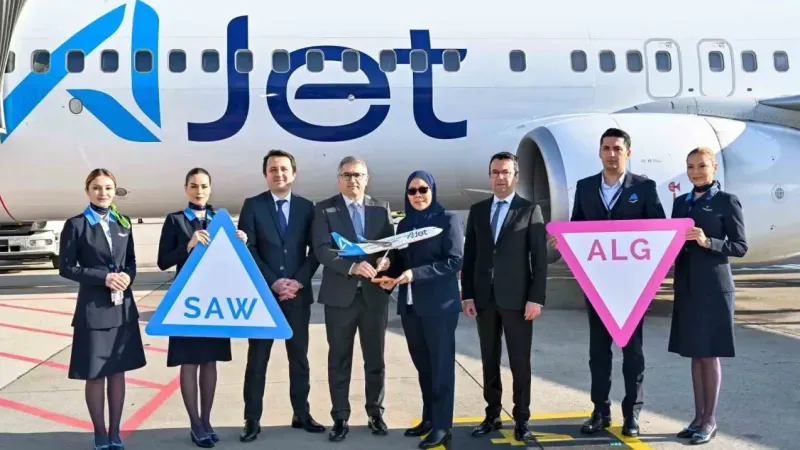 AJet’in yeni yılda ilk rotası Cezayir oldu