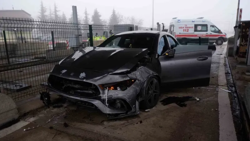 İstanbul - Edirne gişelerinde kaza: 3 yaralı