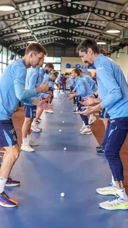 Trabzonspor salonda çalıştı