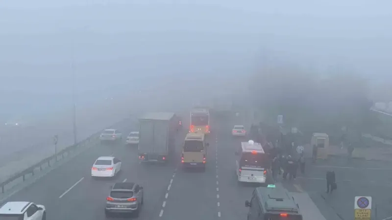 İstanbul’da sis etkili oldu, görüş mesafesi düştü