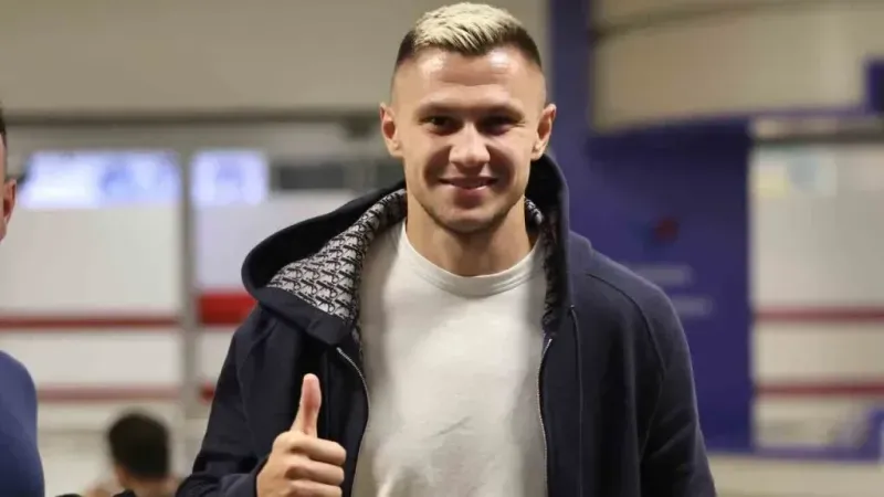 Trabzonspor’un yeni transferi Oleksandr Zubkov Trabzon’da