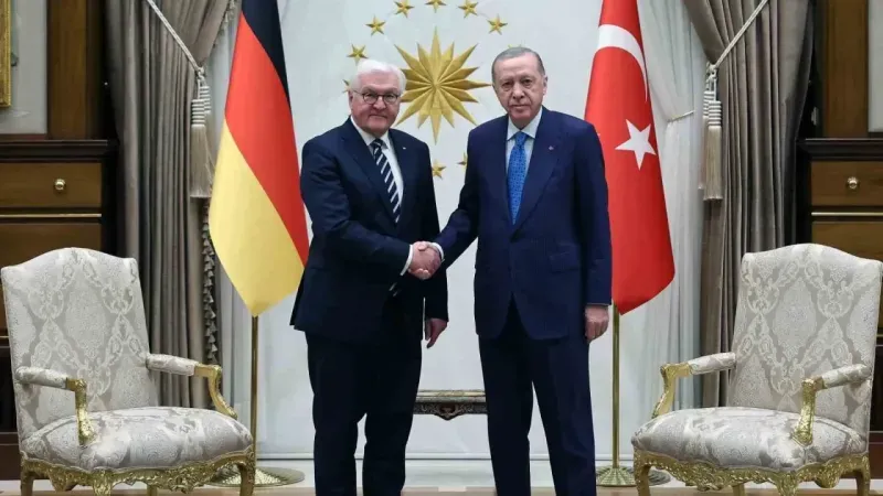 Cumhurbaşkanı Erdoğan, Almanya Cumhurbaşkanı Steinmeier ile görüştü