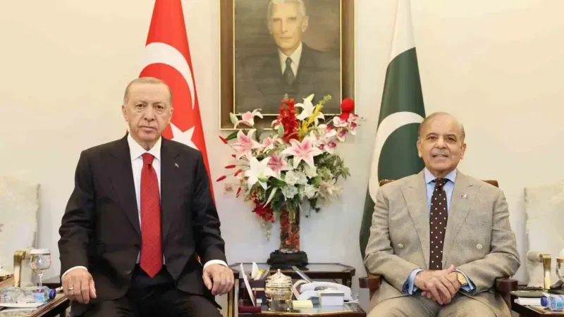 Cumhurbaşkanı Erdoğan, Pakistan Başbakanı Şerif ile görüştü
