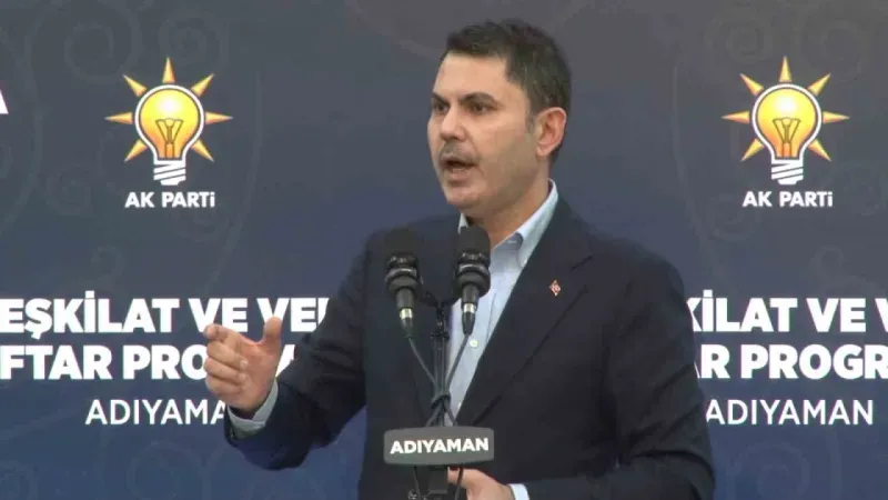 Bakan Kurum: "İnsanları sokağa çağıran kimse, hesabı da günü geldiğinde o verecek"