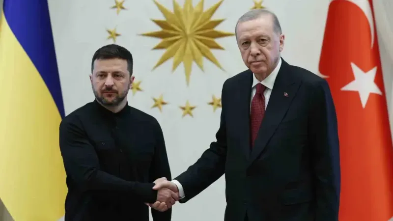 Cumhurbaşkanı Erdoğan, Ukrayna Devlet Başkanı Zelenskiy ile görüştü