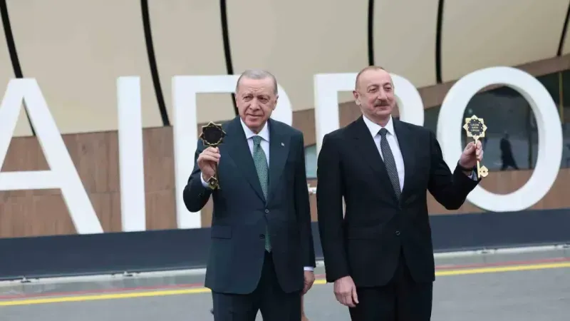 Cumhurbaşkanı Erdoğan ve Aliyev, Laçın Uluslararası Havalimanı’nın açılışını yaptı