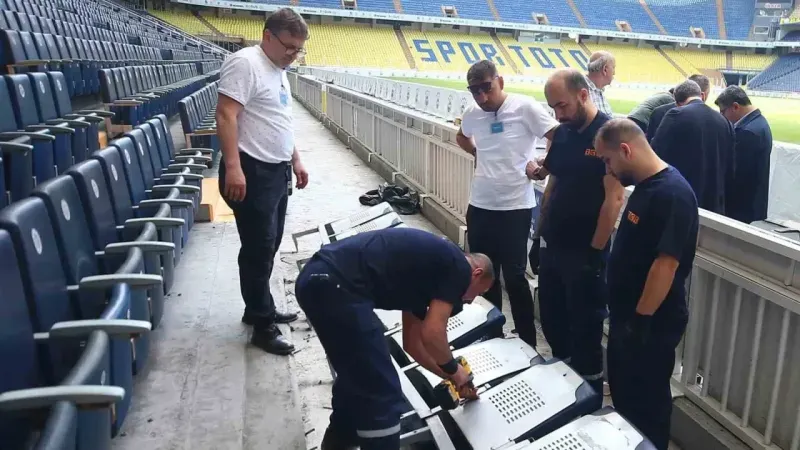 Fenerbahçe stadında yenileme ve tadilat çalışmaları başladı