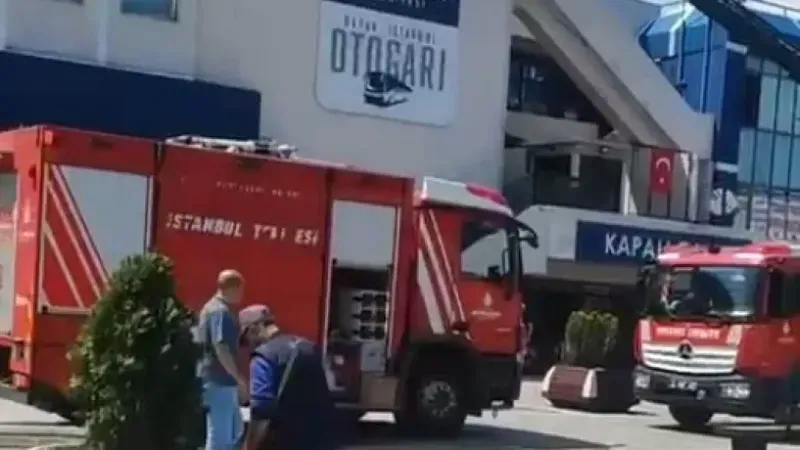 Büyük İstanbul Otogarı’nda yangın paniği