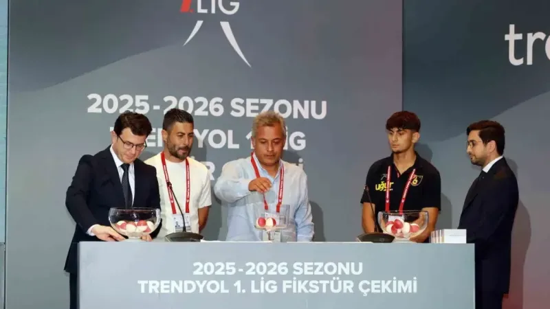 Trendyol 1. Lig 2025-2026 Sezonu fikstürü belli oldu