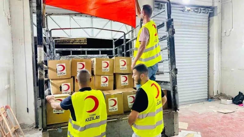 Türk Kızılay’dan Batı Şeria’ya bin 200 gıda kolisi