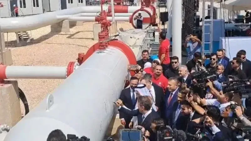 Türkiye-Suriye Doğal Gaz Boru Hattı açıldı