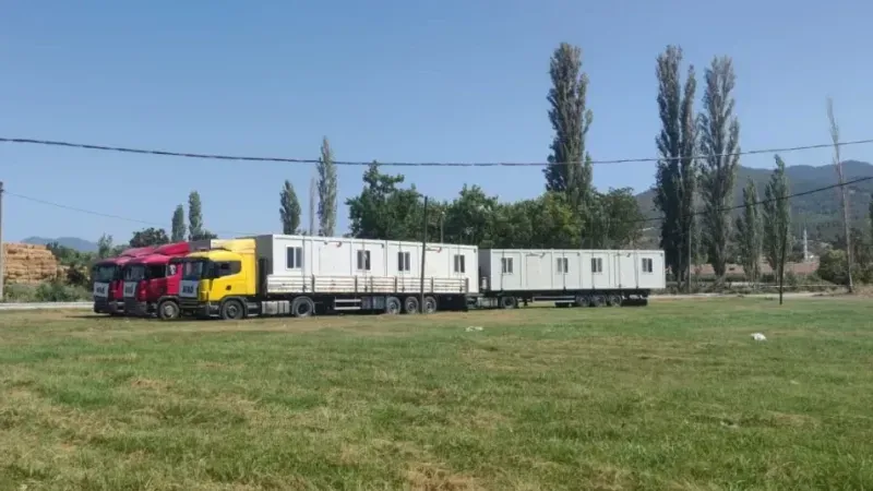 AFAD konteynerleri Sındırgı’da