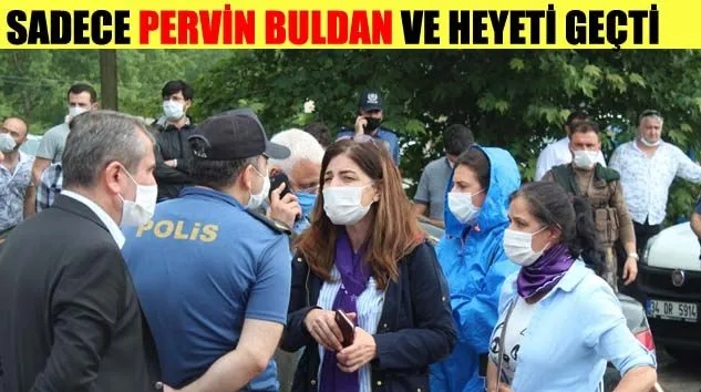 Kandıra Cezaevi’nde eylem yapmak isteyen HDP’liler güvenlik noktalarına takıldı