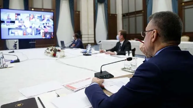 Cumhurbaşkanı Yardımcısı Oktay başkanlığında enerjiye ilişkin toplantı