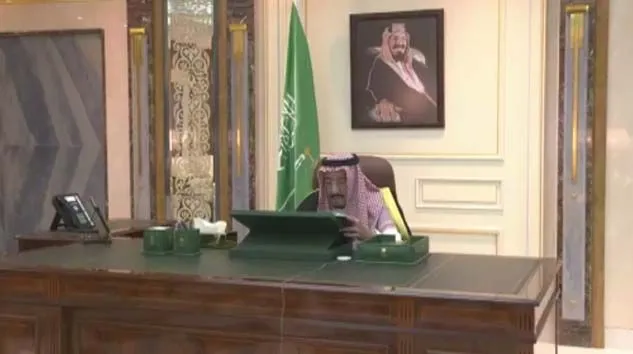 Suudi Arabistan Kralı Selman hastaneden kabine toplantısına katıldı