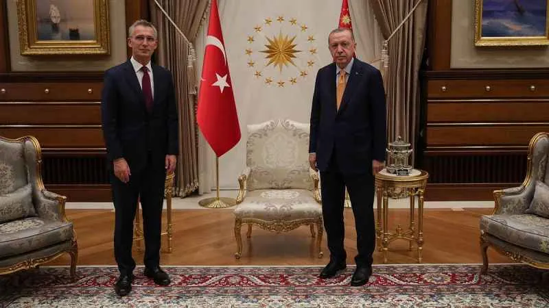 Cumhurbaşkanı Erdoğan, NATO Genel Sekreteri Stoltenberg ile görüştü