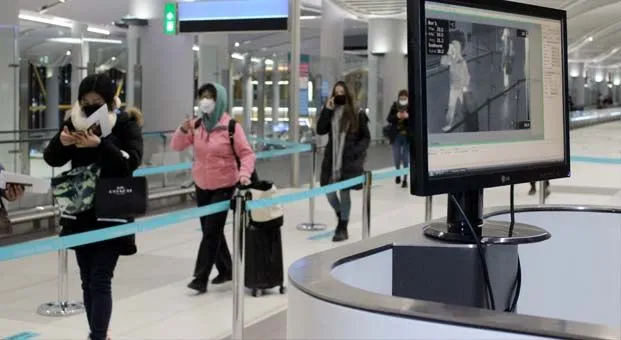 Çin’den gelen yolculara termal kameralarla kontrol