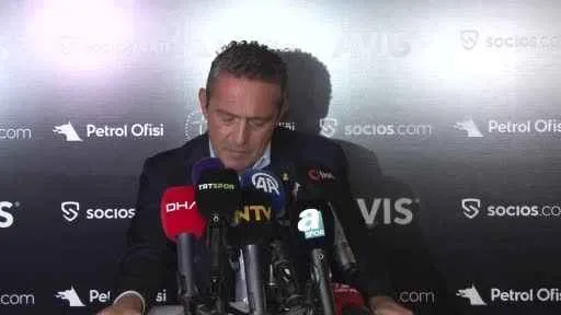 Ali Koç: “Bahis varsa, şike varsa o zaman hakem de vardır”