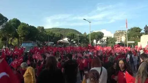 Cumhuriyetin 100.yılı kutlamaları Muğla’da başladı