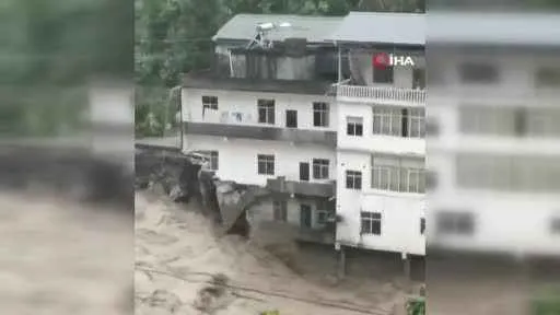 Çin’deki sel felaketinde 15 kişi öldü, 4 kişi kayboldu