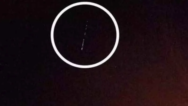 Elazığ’da Starlink Uyduları Görüntülendi