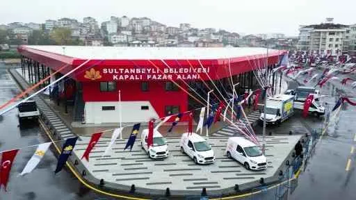 Sultanbeyli kapalı pazar alanı hizmete açıldı