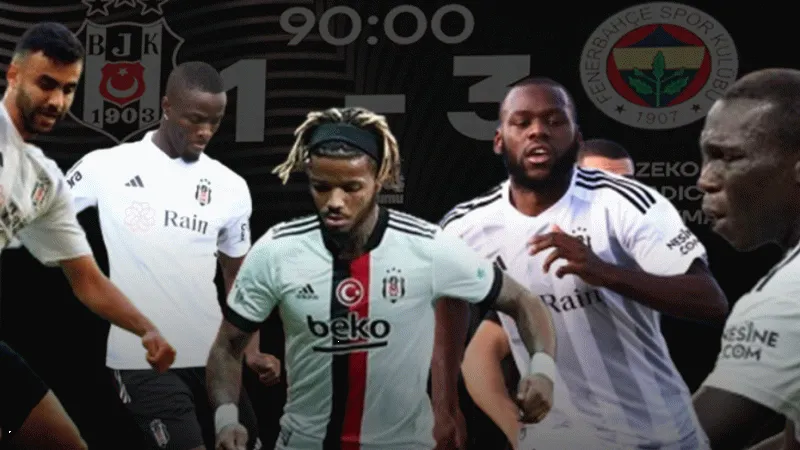 Beşiktaş'ta 5 oyuncu kadro dışı