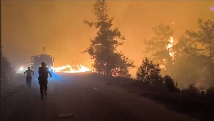 Alanya’da orman yangını: Havadan ve karadan müdahale sürüyor