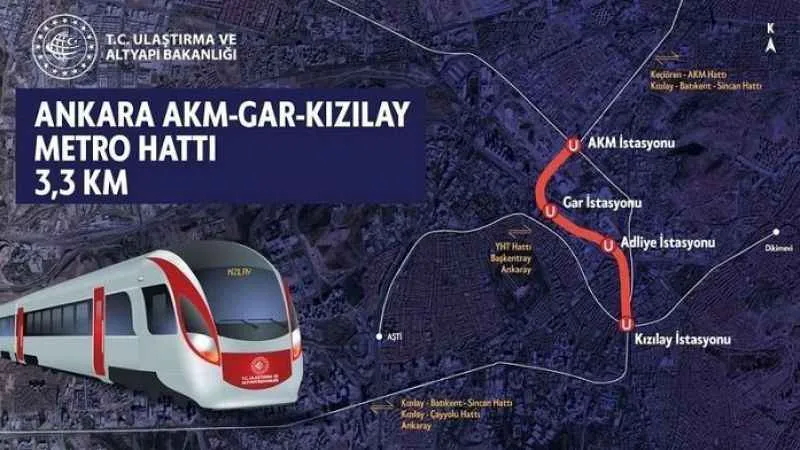 Başkent'e yeni metro hattı! Yarın açılışı yapılıyor...