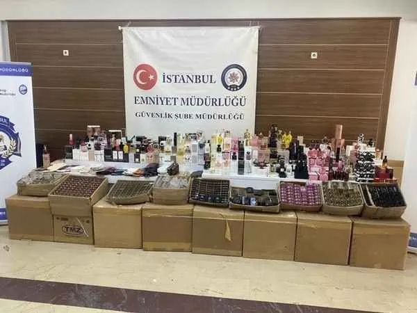 İstanbul’da sahte parfüm operasyonu