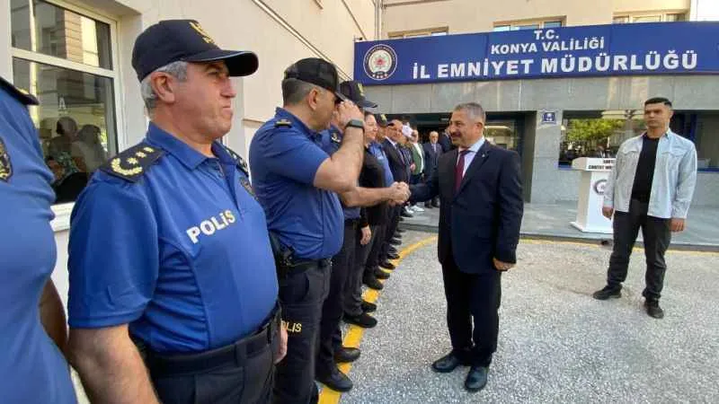 Ankara Emniyet Müdürlüğü görevine atanan Engin Dinç, Konya'ya veda etti