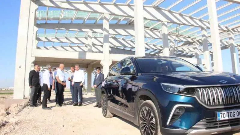 Türkiye'nin ilk elma borsa binası hızla yükseliyor