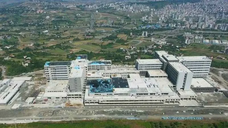 Samsun Şehir Hastanesi inşaatı yüzde 73'e ulaştı