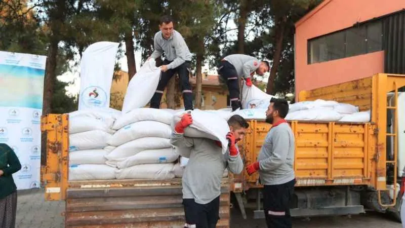 Pamukkale'de 537 üreticiye 50 ton yem desteği sağlanıyor